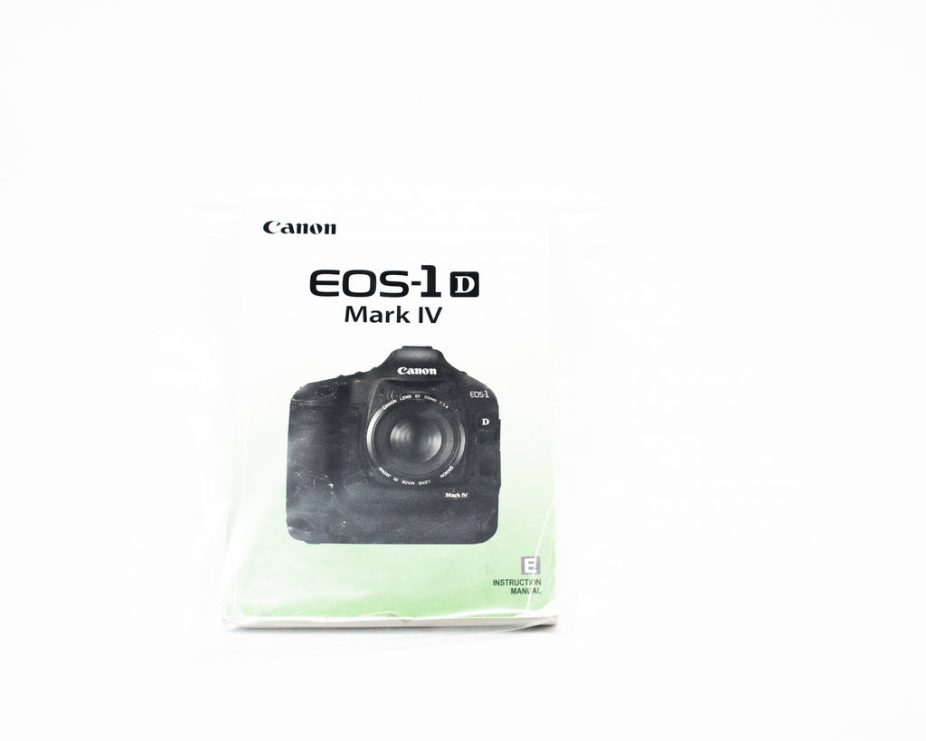 Canon EOS 1D Mark IV Instruction Manual English (Second Hand)