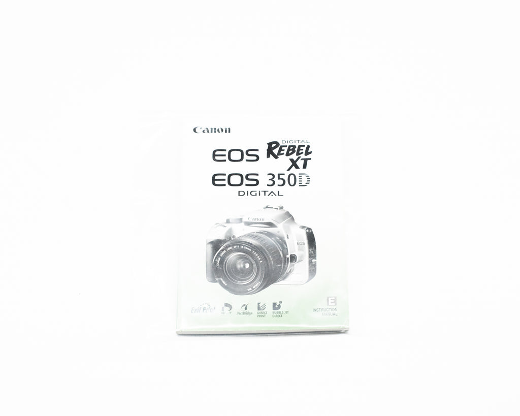 Canon EOS Rebel XT /350D Instruction Manual Eng (Second Hand)