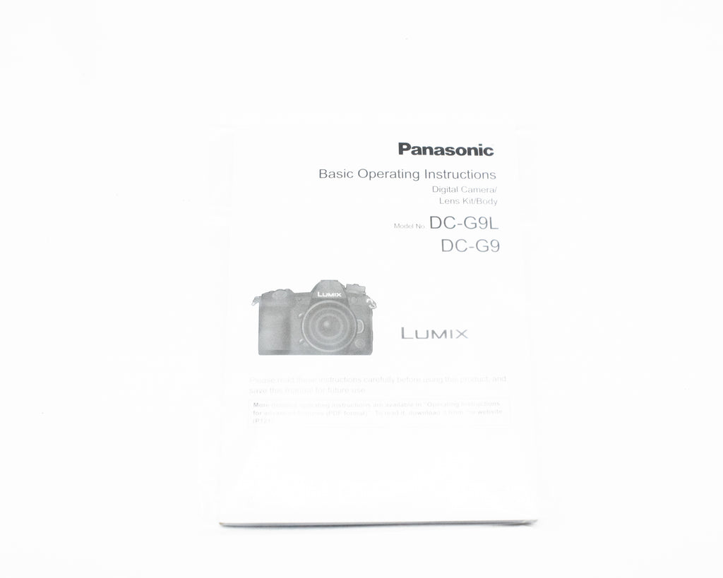 Panasonic Lumix G9 Operating Instructions Manual (English) (Second Hand)