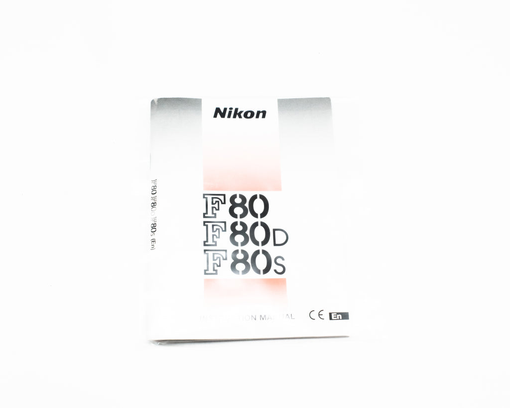 Nikon F80/D80D/F80S Manual (English) (Second Hand)