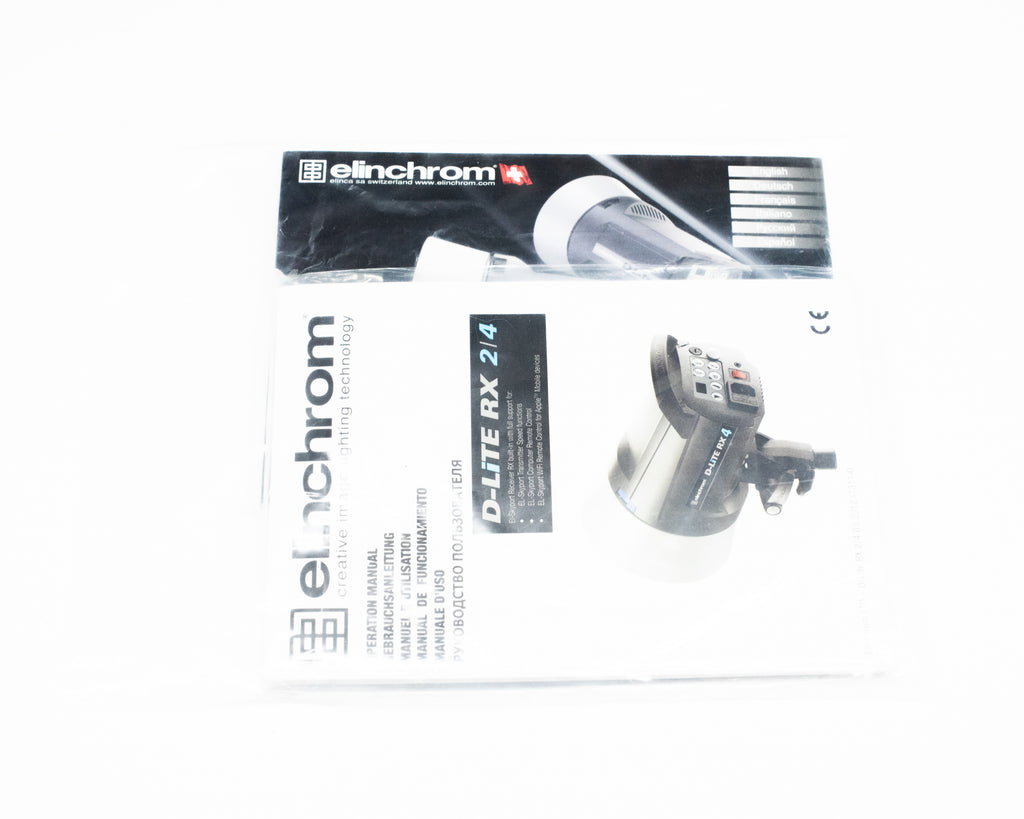 Elinchrom D-Lite RX 2|4 Operation Manual Sealed Mint with Operation DVD (Second Hand)