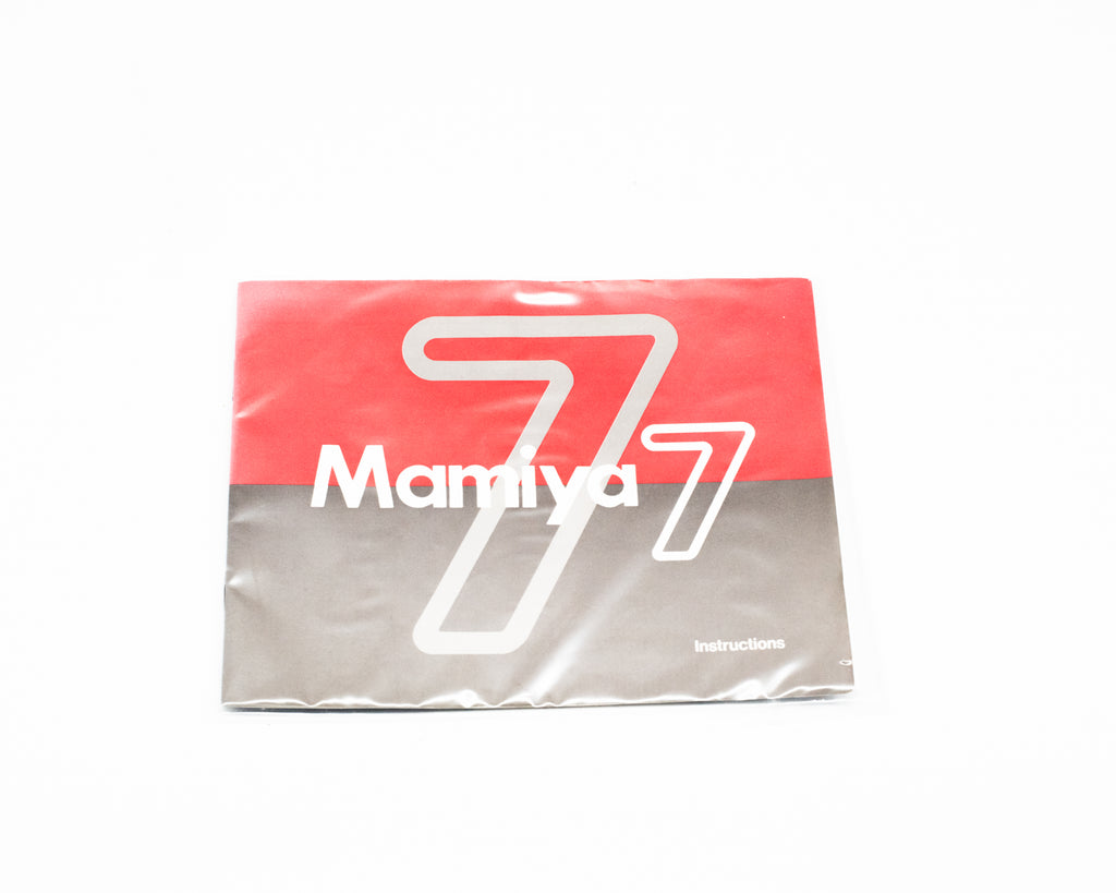 Mamiya 7 Instruction Manual (English) (Second Hand)