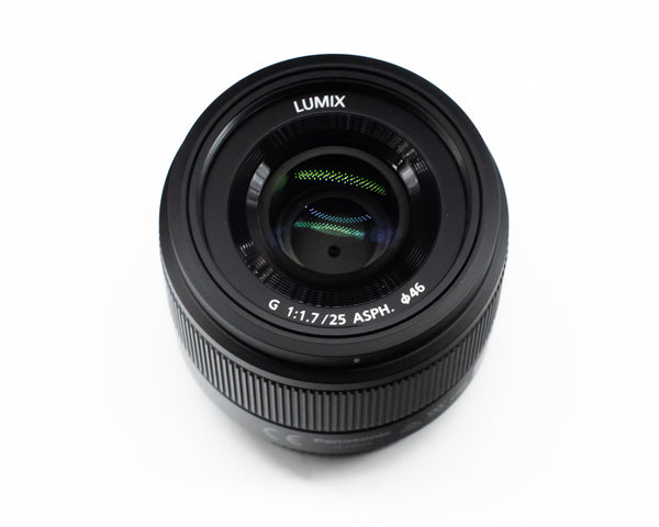 Panasonic Lumix G 25mm f/1.7 ASPH Lens with Box and Caps XBILF201327 (Second Hand)