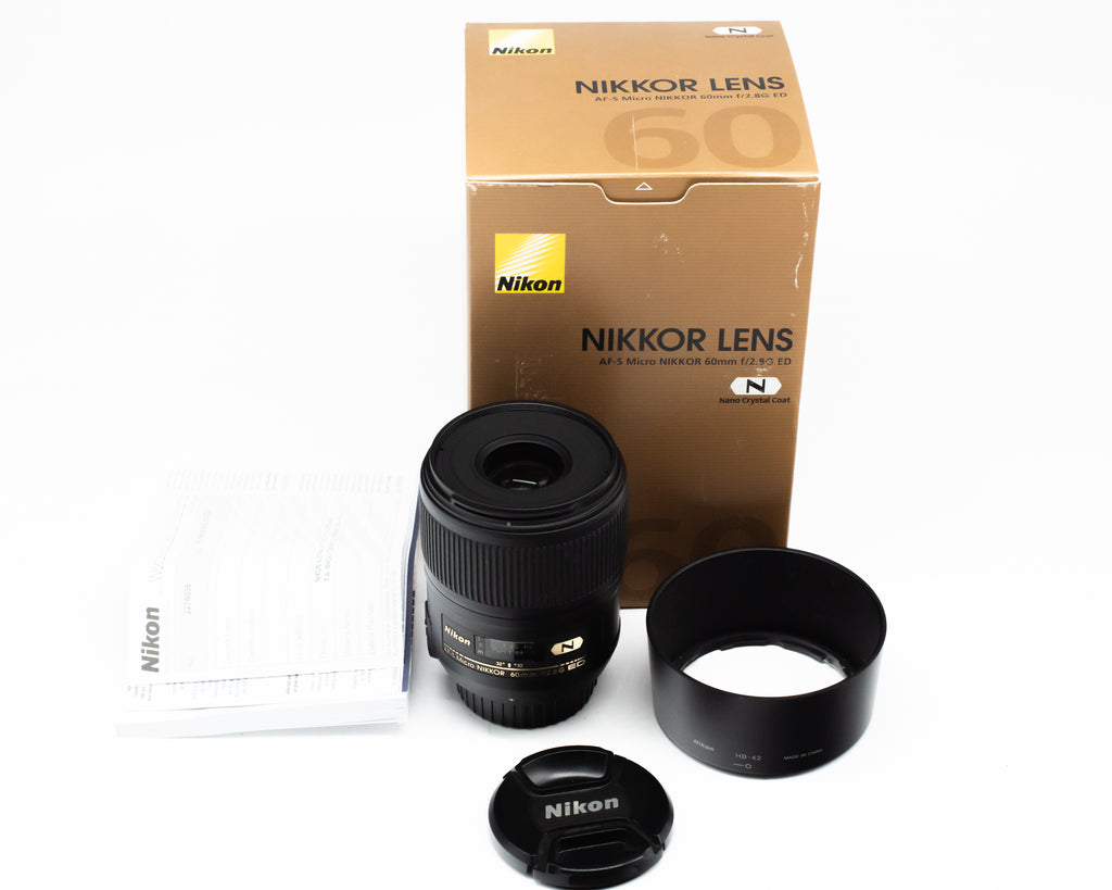 Nikon AF-S Micro NIKKOR 60mm f/2.8G ED Lens Mint in Box 2276036 (Second Hand)