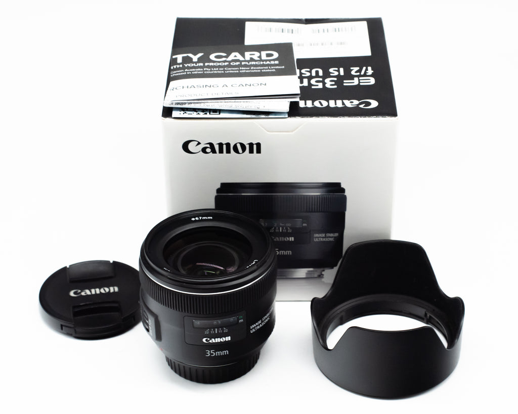 Canon EF 35mm f/2 IS IS USM Lens Mint in Box 8990000043 (Second Hand)