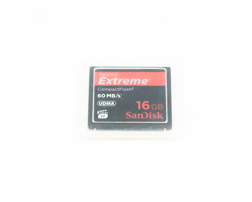 SanDisk CompactFlash Card 16GB with Case (Second Hand)