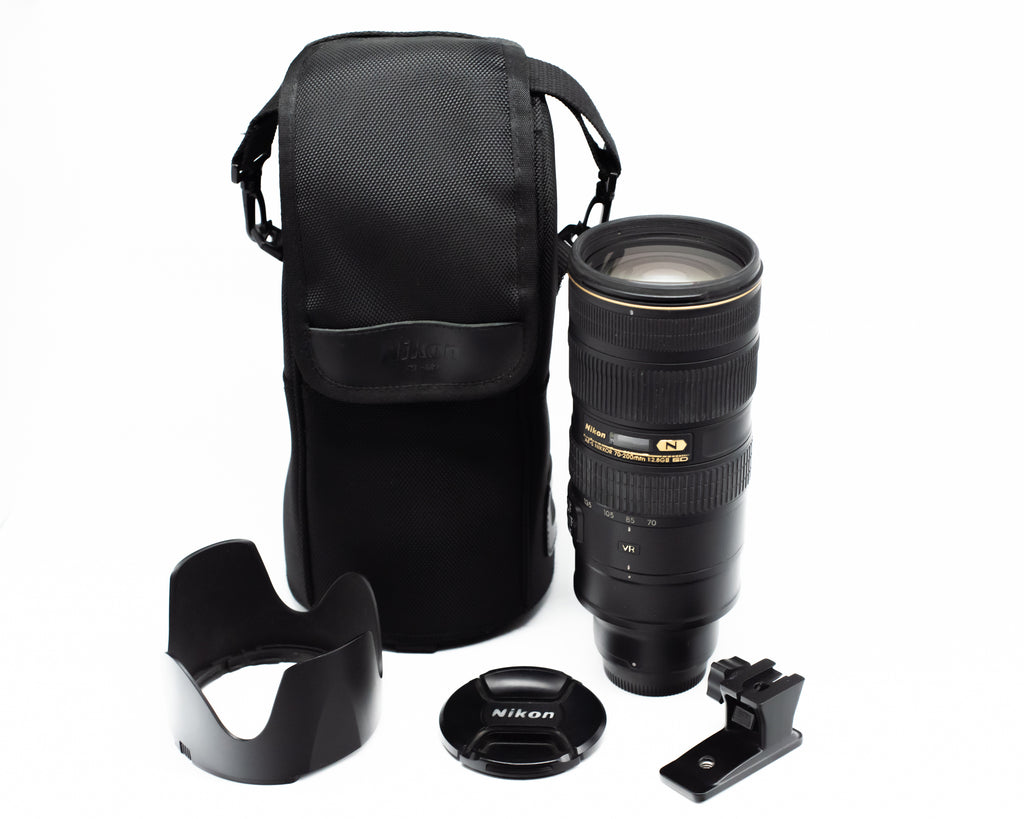 Nikon AF-S 70-200mm f/2.8G II ED VR Lens with Caps Hood & Case (Second Hand)