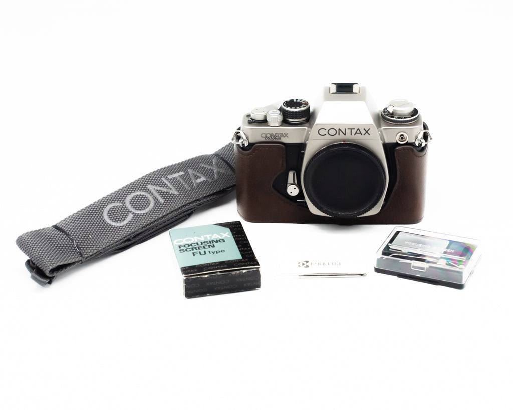 Contax S2 60 Years Edition Film SLR with Strap, Case & Focusing Screen 11581 (Second Hand)