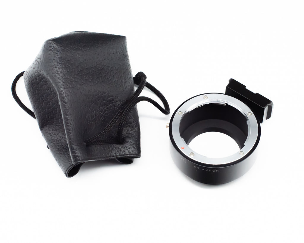 FotodioX Lens Mount Adapter Contax C/Y to Fujifilm X Mount with Pouch (Second Hand)