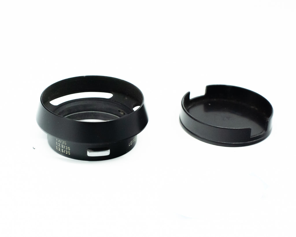 Leica 12585 Lens Hood with Cap for 50mm f/2.5/2.8/2 also 35mm f/3.5/2.8/2.0 (Second Hand)