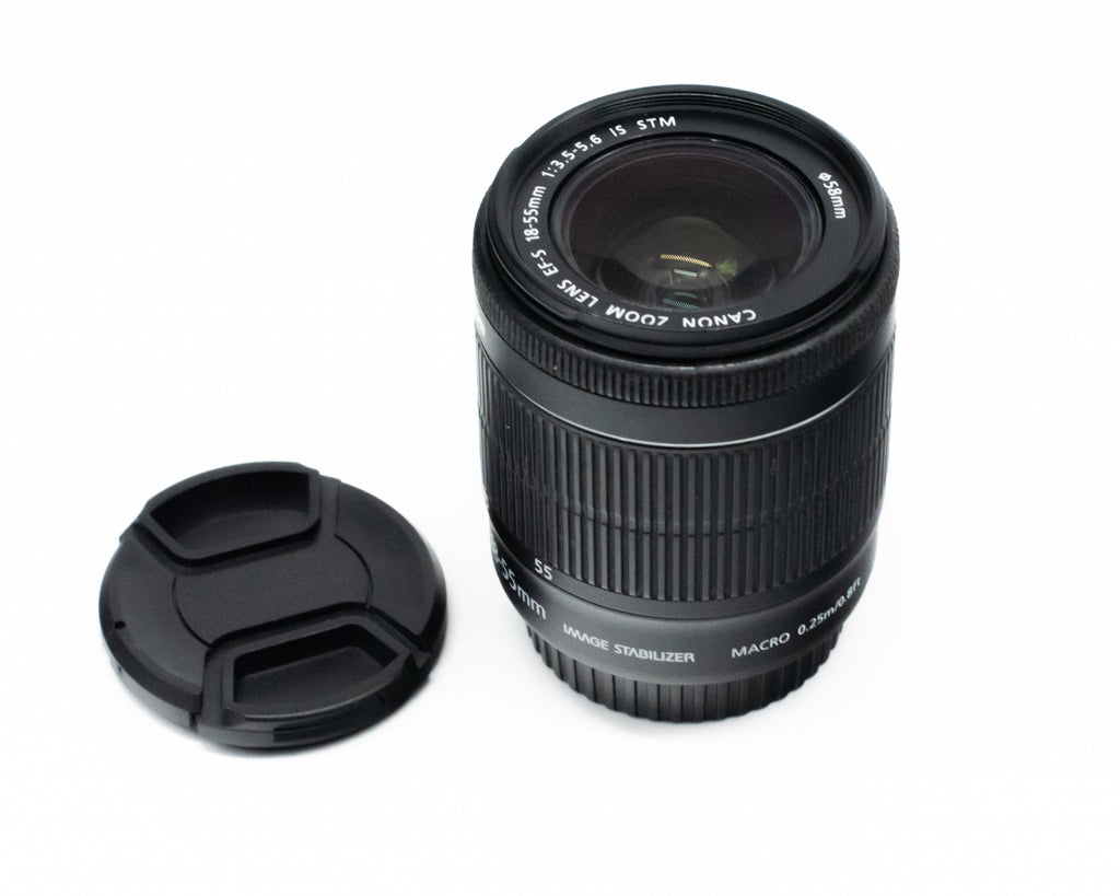 Canon EF-S 18-55mm f/3.5-5.6 IS Lens with Caps (Second Hand)