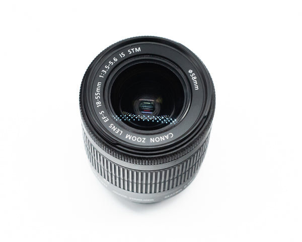 Canon EF-S 18-55mm f/3.5-5.6 IS Lens with Caps (Second Hand)