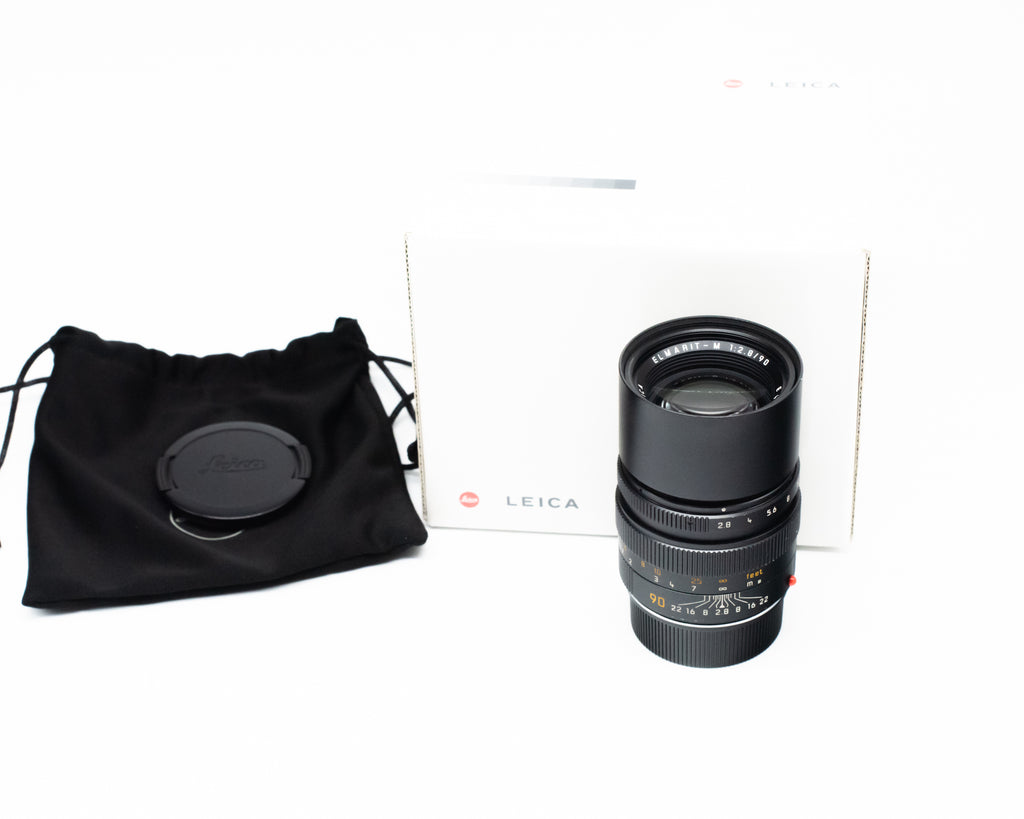 Leica M 90mm f/2.8 Elmarit with Caps & Box 11807 3768117 (Second Hand)