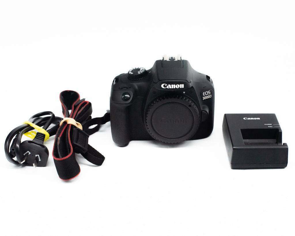 Canon EOS 3000D with Strap & Charger 545072000231 (Second Hand)