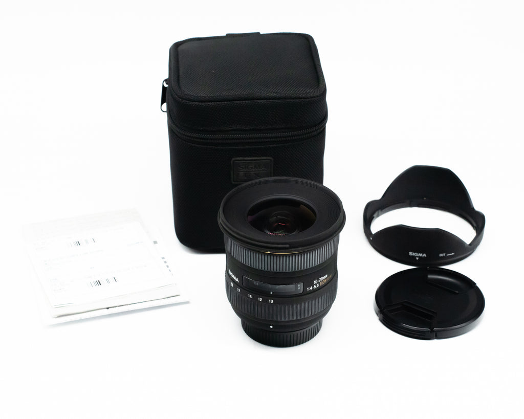 Sigma 10-20mm f/3.5 EX DC HSM Lens for Nikon with Case & Manual 2283323 (Second Hand)