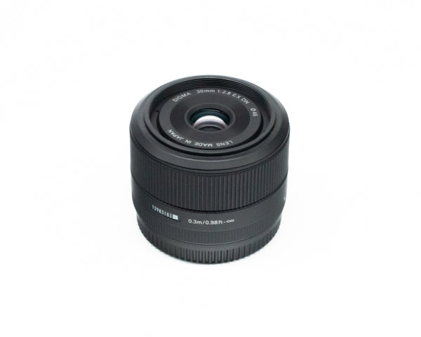 Sigma 30mm f/2.8 DN Lens for Sony E with Case & Caps 527000923 (Second Hand)