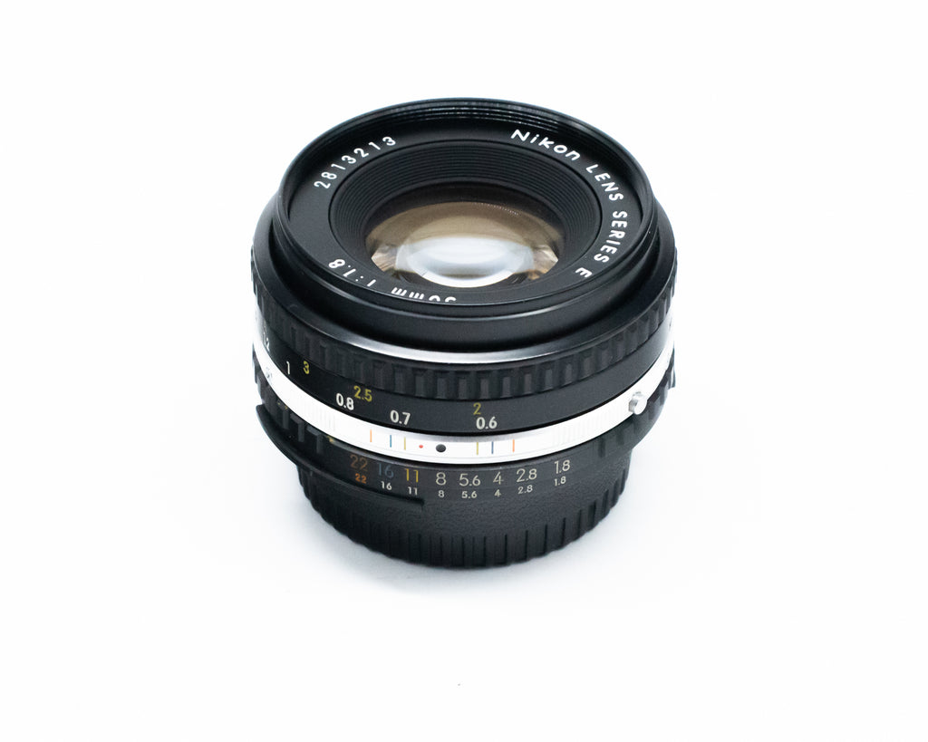 Nikon Nikkor Series E 50mm f/1.8 Lens with Caps 2813213 (Second Hand)