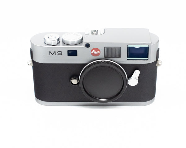 Leica M9 Digital Camera Steel Grey Mint in Box with New Sensor Glass 3839177 (Second Hand)