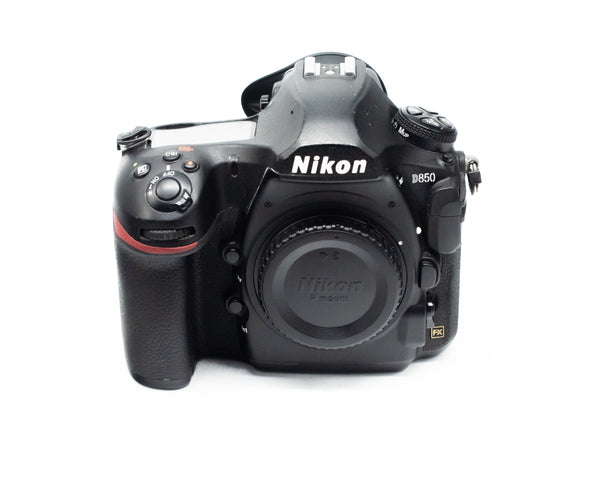 Nikon D850 Digital SLR Camera Body with Box Charger Battery Strap & Manual SC 50k (Second Hand)