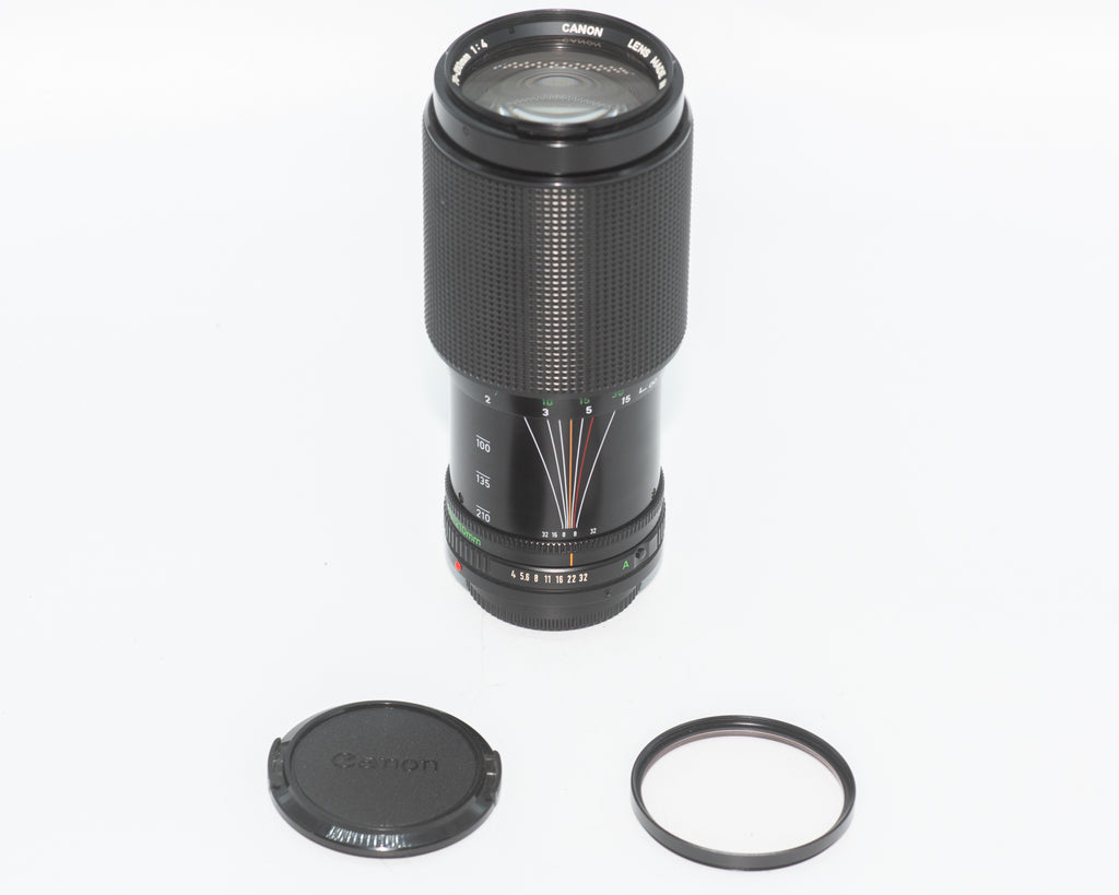 Canon FD 70-210mm f/4 Lens with Caps (Second Hand)