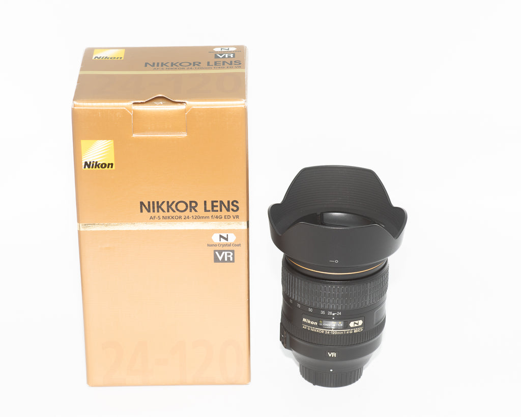 Nikon AF-S NIKKOR 24-120mm f/4G ED VR Lens In Box 62003931 (Second Hand)