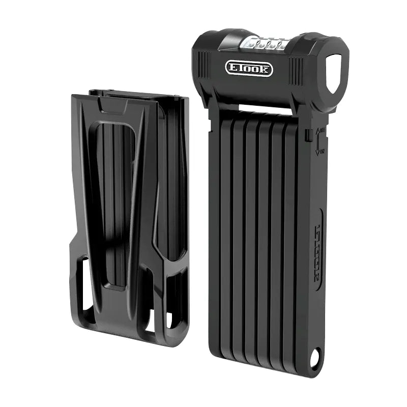 ETOOK Hardened Steel 110cm Folding Code Lock Black