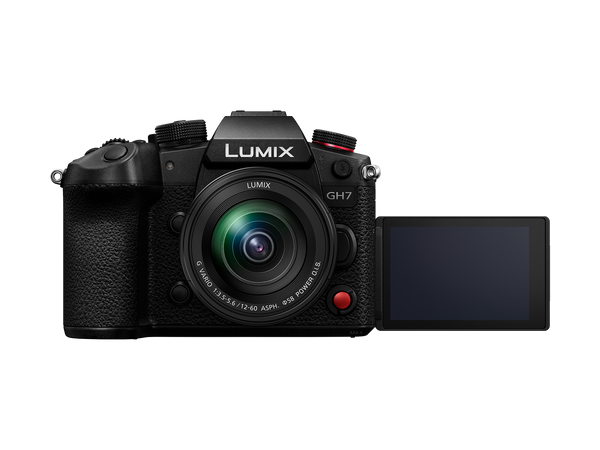 Panasonic LUMIX GH7 Video Hybrid Mirrorless Camera with LUMIX 12-60mm f/3.5-5.6 Lens Kit