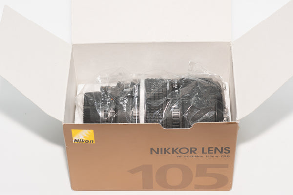 Nikon AF DC-Nikkor 105mm f/2 Lens (Mint in Box) (Second Hand)