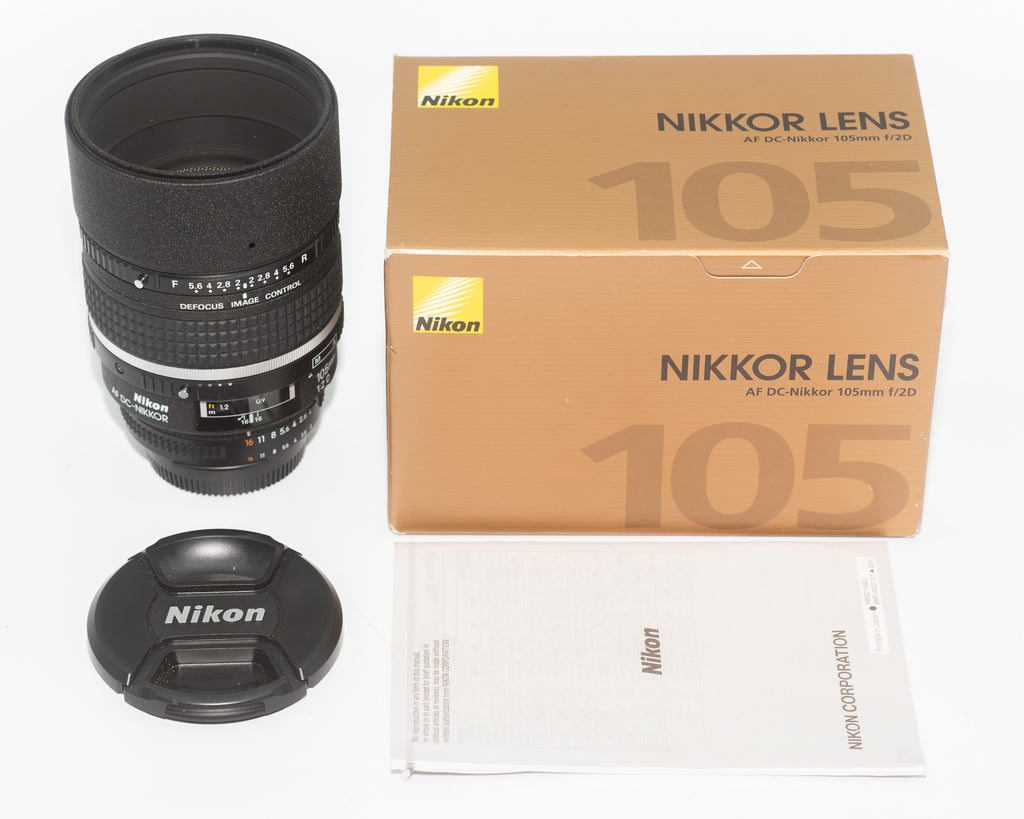 Nikon AF DC-Nikkor 105mm f/2 Lens (Mint in Box) (Second Hand)