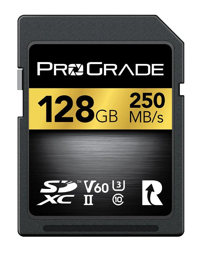 ProGrade Digital 128GB SDXC UHS-II V60 Memory Card (Gold)