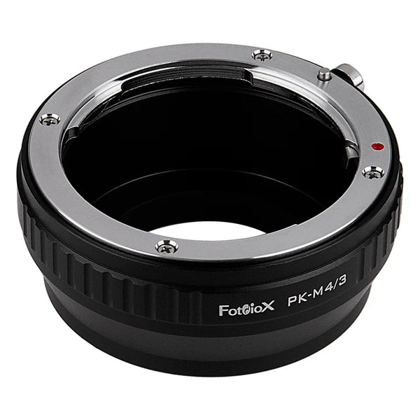 Fotodiox Lens Mount Adapter - Pentax K Mount (PK) SLR Lens to Micro Four Thirds (MFT, M4/3) Mount Mirrorless Camera Body