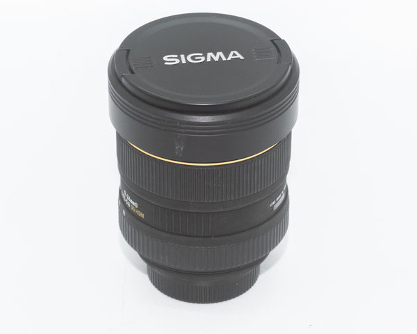 Sigma AF-D 12-24mm f/4.5-5.6 DG HSM Lens for Nikon F with Case and Caps (Second Hand)