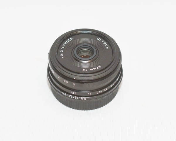 Voigtlander 27mm f/2 Ultron Lens with Box 07330474 - Fuji X Mount (Second Hand)