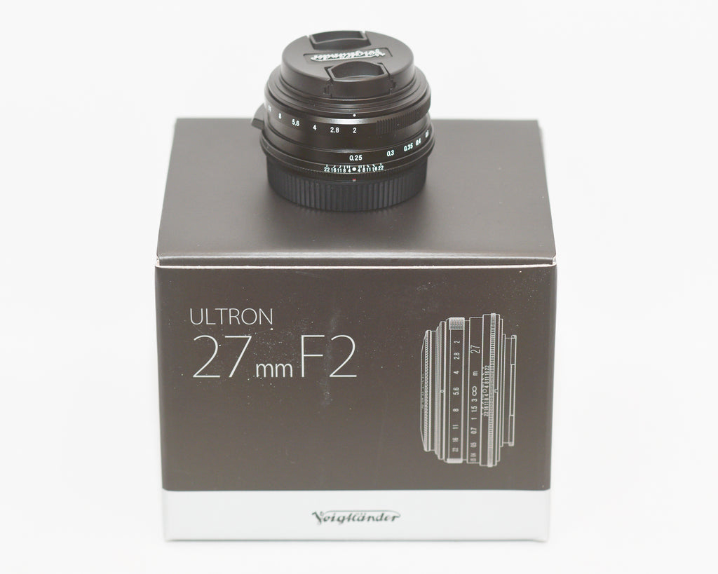 Voigtlander 27mm f/2 Ultron Lens with Box 07330474 - Fuji X Mount (Second Hand)