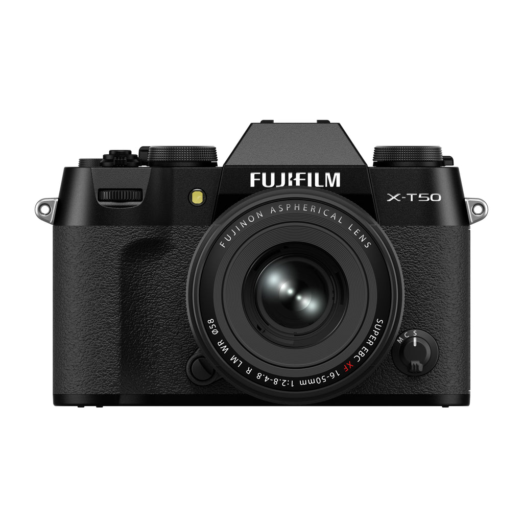 FUJIFILM X-T50 Mirrorless Camera (Black Body) with XF 16-50mm f/2.8-4.8 R LM WR Lens Kit