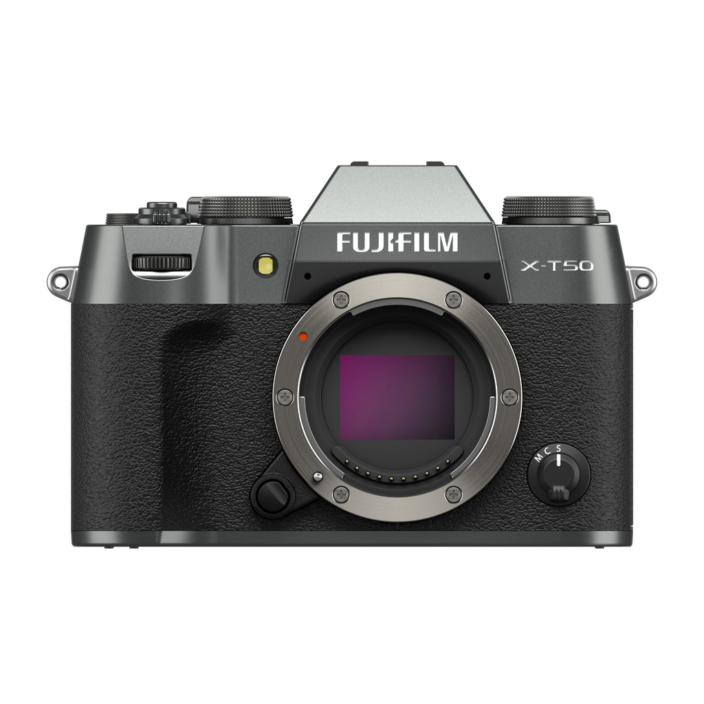 FUJIFILM X-T50 Mirrorless Camera (Charcoal Silver Body, Only)