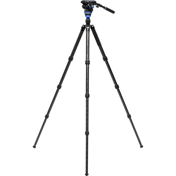 Benro C3883T AERO Carbon Fibre Video Tripod Kit with S6PRO Head