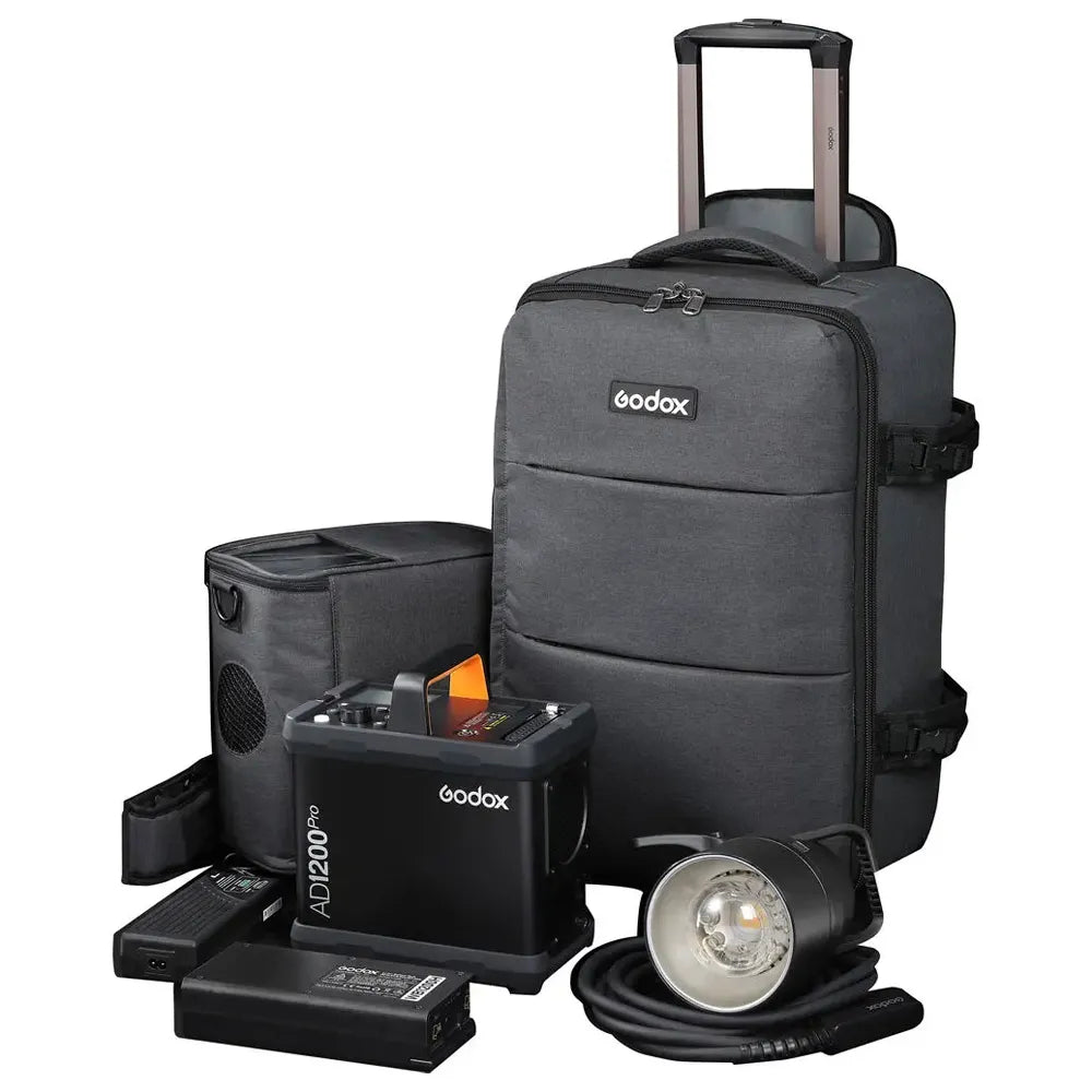 Godox AD1200PRO TTL Power Pack (Includes: 1200ws Flash, Power Pack, Battery, Rolling Case)