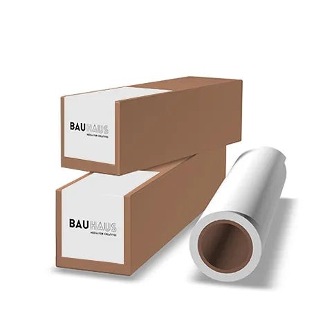 Bauhaus Metallic Warm White 24in x 25m 260GSM Paper