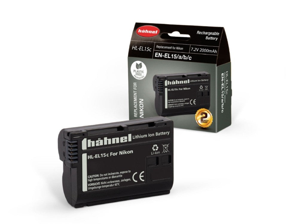 Hahnel EN-EL15C 2000mAh 7.0V Replacement Battery for Nikon