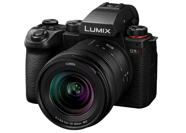 Panasonic Lumix S5 II with 20-60mm and 50mm Kit with BONUS Battery, and SanDisk 128GB Card