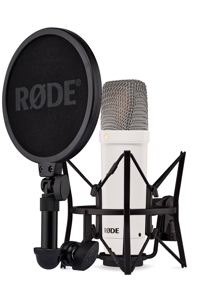 RODE NT1 Signature Series Large-Diaphragm Condenser Microphone (White)