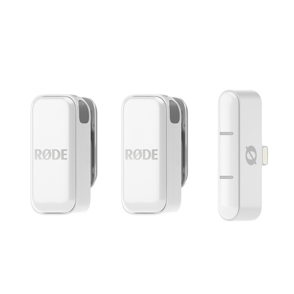 RODE White Ultra-Compact Wireless Microphone for Lightning Smartphones