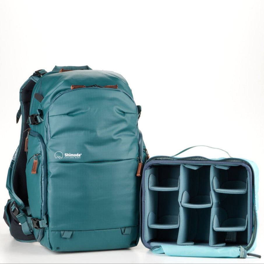 Shimoda Explore V2 25 Women's Starter Kit (Small Mirrorless) Backpack – Teal