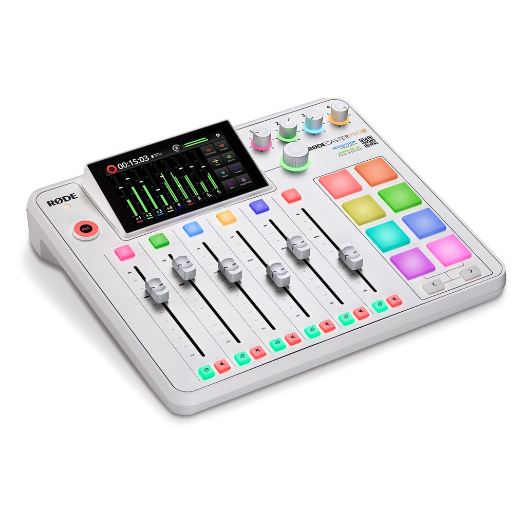 Rode RODECaster Pro II Integrated Podcast Production Console (White)