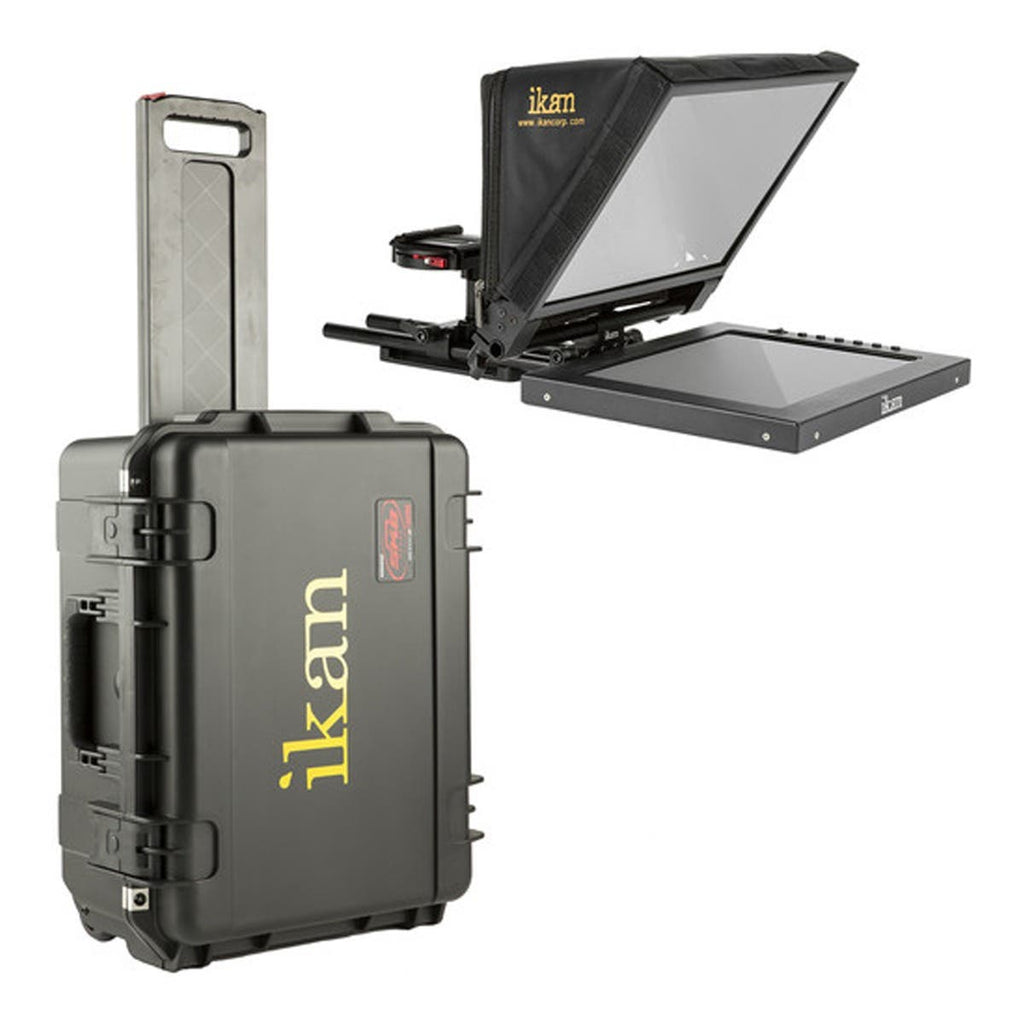 ikan PT1200 Teleprompter Travel Kit with Rolling Hard Case