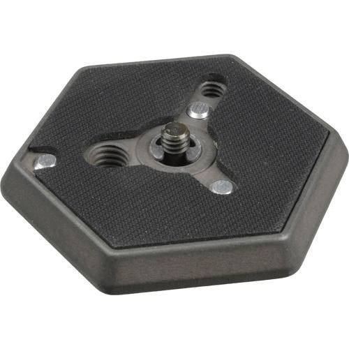 Manfrotto 130-14 Hexagonal Quick Release Plate (Flat Bottomed) with 1/4inch-20 Screw (130-14)