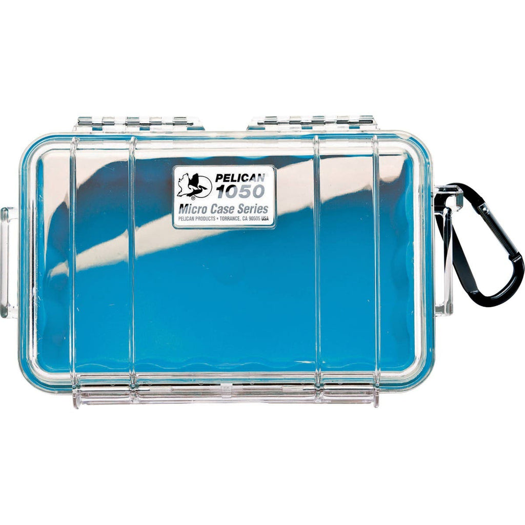 Pelican 1050 Clear Micro Case (Blue)