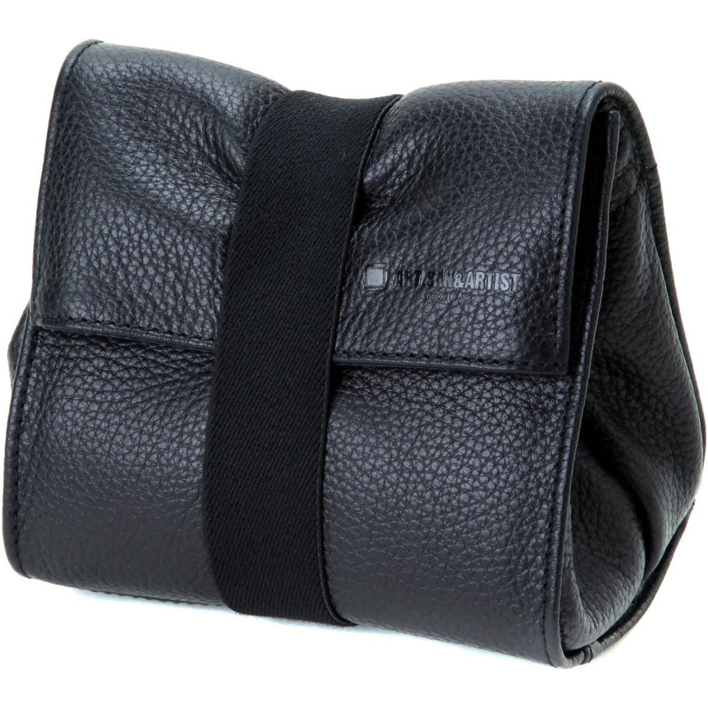 Artisan & Artist ACAM-77 Soft Leather Pouch (Black)