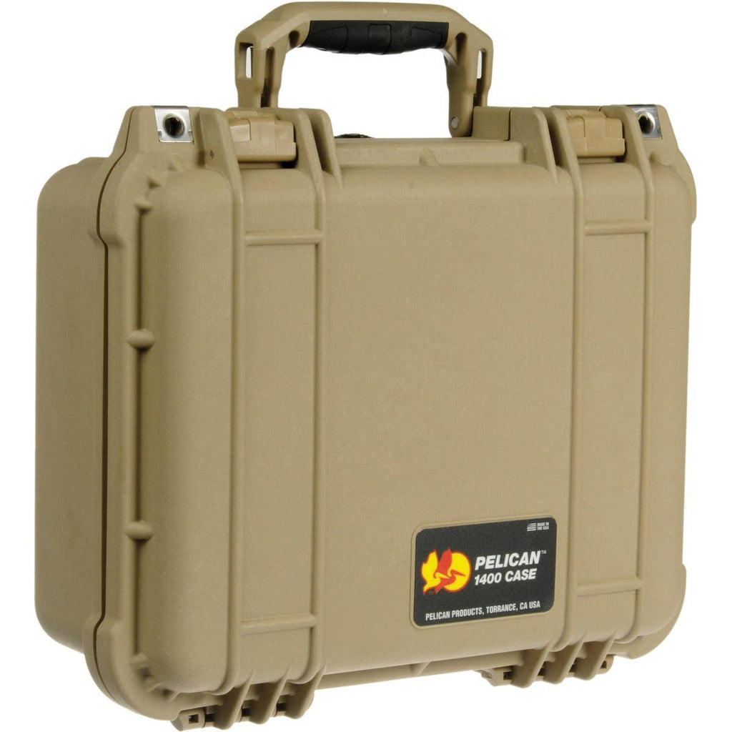 Pelican 1400 Case with Foam (Desert Tan)